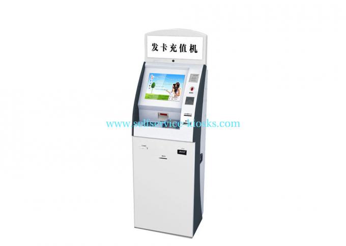 Quiosque do distribuidor de China Bill Paymentcard com leitor de cartão, leitor do Rf, varredor da impressão digital para fornecedor varejo/pedindo