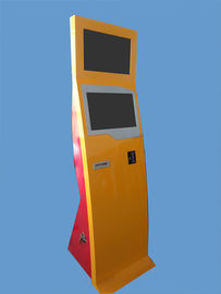 Dual Screen Self-Service Kisok With Rfid Reader And Card Reader For Account Inquiry And Transfer